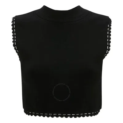 VICTORIA BECKHAM VICTORIA BECKHAM SCALLOP TRIM TANK TOP