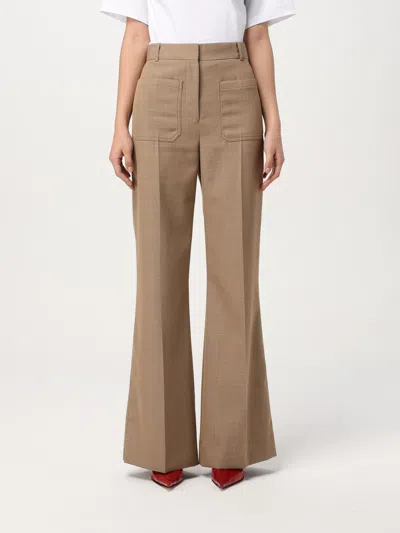VICTORIA BECKHAM PANTS VICTORIA VICTORIA BECKHAM WOMAN COLOR BEIGE