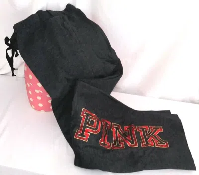 VICTORIA'S SECRET VICTORIAS SECRET PINK GRAPHIC BOYFRIEND SLOUCHY SWEATPANTS SWEAT PANT S