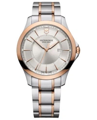 VICTORINOX VICTORINOX SWISS ARMY ALLIANCE QUARTZ WHITE DIAL STEEL MEN'S WATCH 241912