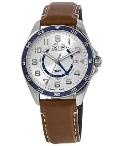 VICTORINOX VICTORINOX SWISS ARMY FIELDFORCE GMT CLASSIC SILVER MEN'S WATCH 241931