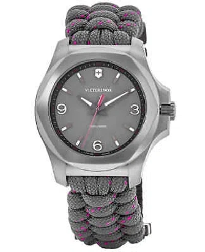 VICTORINOX SWISS ARMY VICTORINOX SWISS ARMY I.N.O.X. V QUARTZ GREY DIAL WOMEN'S WATCH 241920