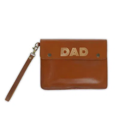 VIDA VIDA BROWN TAN LEATHER TRAVEL WALLET-FOR DADS