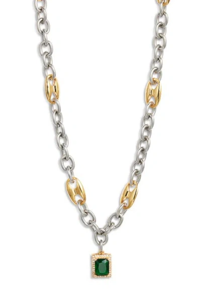 VIDAKUSH VIDAKUSH DUOTONE VIXEN PENDANT NECKLACE