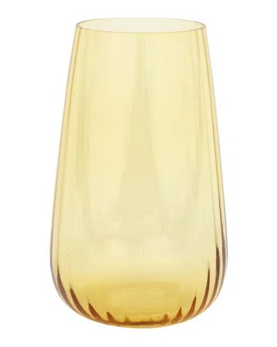 VIETRI VIETRI FRANCESCA AMBER HIGH BALL WITH $4 CREDIT