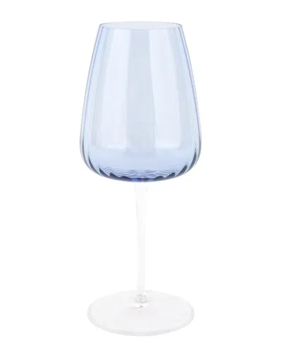 VIETRI VIETRI FRANCESCA LIGHT BLUE WATER GLASS WITH $6 CREDIT