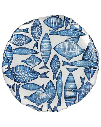 VIETRI VIETRI ISOLA GLASS SALAD PLATE WITH $3 CREDIT