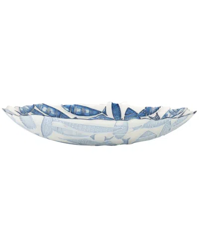 VIETRI VIETRI ISOLA GLASS SHALLOW BOWL WITH $8 CREDIT