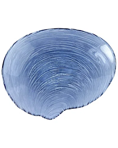VIETRI VIETRI ISOLA GLASS SHELL PLATE WITH $4 CREDIT
