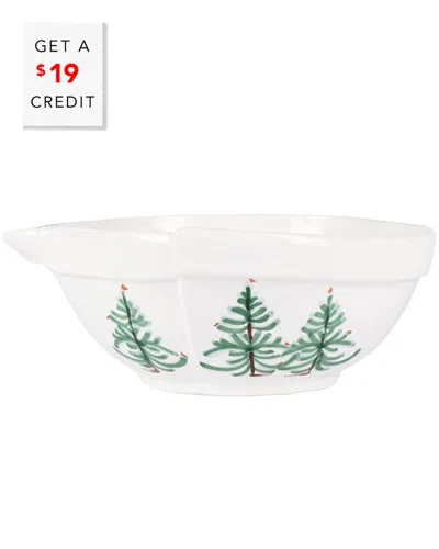 VIETRI VIETRI LASTRA HOLIDAY LARGE MIXING BOWL WITH $23 CREDIT