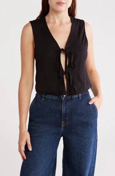 VIGOSS VIGOSS TIE FRONT VEST