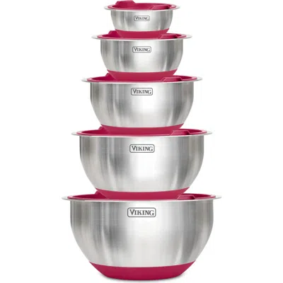 VIKING VIKING 10-PIECE STAINLESS STEEL MIXING BOWL SET WITH LIDS