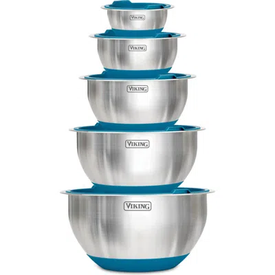 VIKING VIKING 10-PIECE STAINLESS STEEL MIXING BOWL SET WITH LIDS