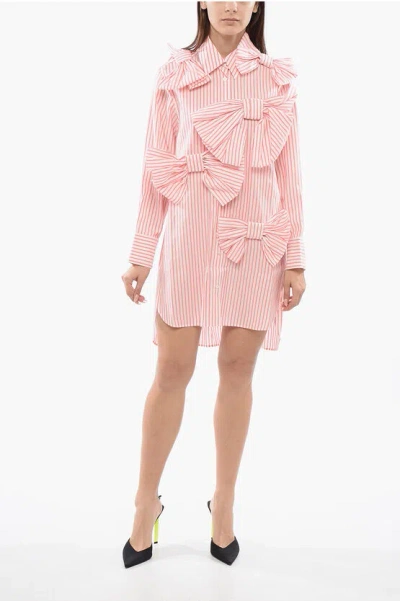 VIKTOR & ROLF Chemisier Striped Dress With Maxi Bows