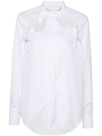 VIKTOR & ROLF CUT-OUT DETAILING SHIRT
