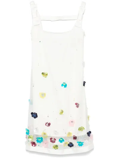 VIKTOR & ROLF EMBROIDERED MINI DRESS