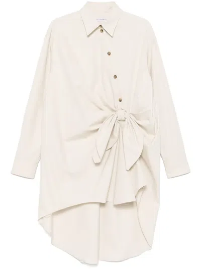 VIKTOR & ROLF KNOTTED MINI SHIRT DRESS