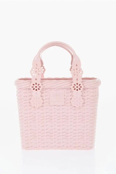 VIKTOR & ROLF MELISSA RUBBER TOTE BAG WITH REMOVABLE SHOULDER STRAP