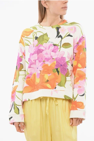 VIKTOR & ROLF Over BOXY Sweater with Floral Print