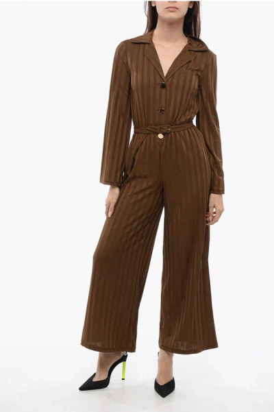 VIKTOR & ROLF Ribbed Jumpsuit With Buttons