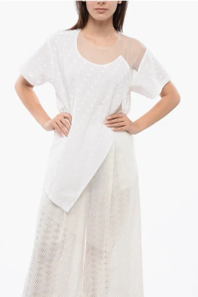 VIKTOR & ROLF Sangallo FLOATING TIME T-shirt With Mesh Detail