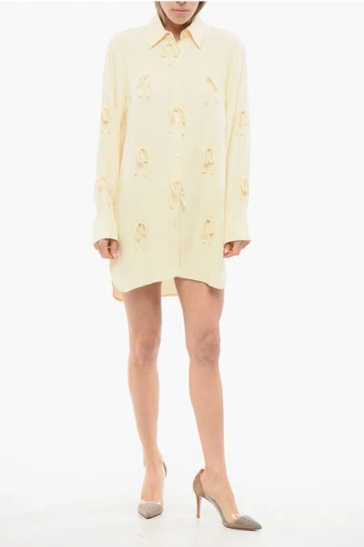 VIKTOR & ROLF TULLE Long BED OF BOWS Shirt