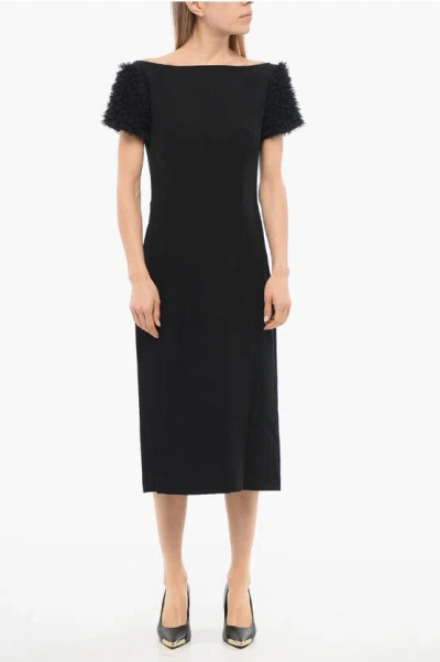 VIKTOR & ROLF Tulle Sleeved RAGLAN Dress