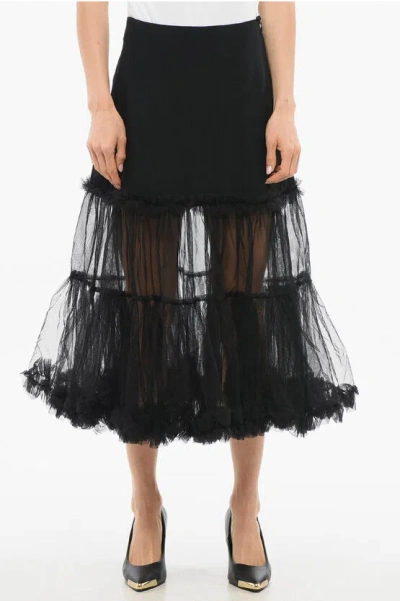 VIKTOR & ROLF TULLE Volant BURST INTO BLOSSOM Skirt