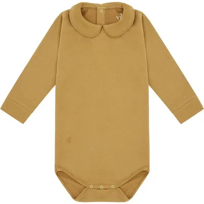 VILD HOUSE OF LITTLE VILD HOUSE OF LITTLE LS ORGANIC COTTON COLLARED BODYSUIT