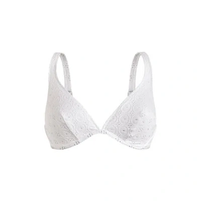 VILEBREQUIN BRODERIE ANGLAISE UNDERWIRE BIKINI TOP