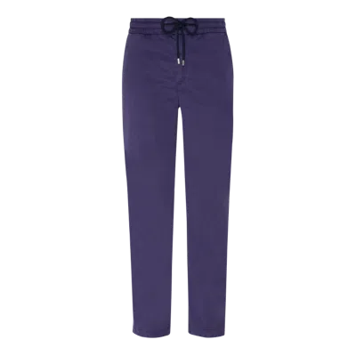 VILEBREQUIN MEN TENCEL COTTON ELASTIC WAIST PANTS