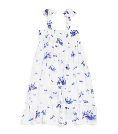 VILEBREQUIN VILEBREQUIN KIDS COTTON-SILK FLORAL PRINT DRESS