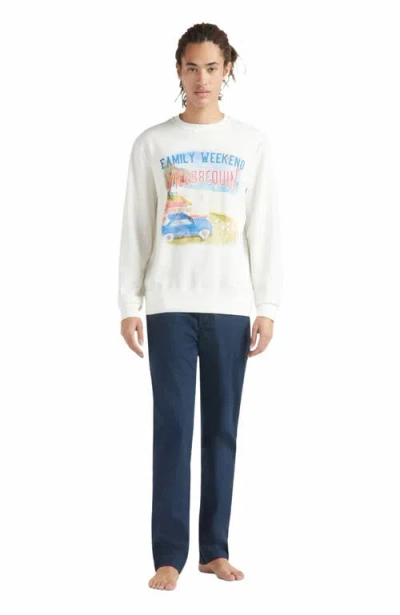 VILEBREQUIN FAMILY WEEKEND COTTON CREWNECK SWEATSHIRT