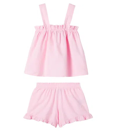 VILEBREQUIN GLEEP COTTON TOP AND SHORTS SET