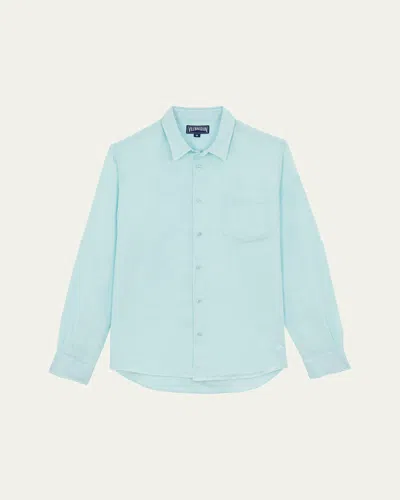 VILEBREQUIN MEN'S LINEN SPORT SHIRT