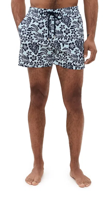 VILEBREQUIN MOORISE SWIM TRUNKS 5 PACIFIC