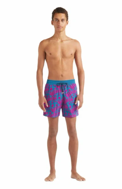 VILEBREQUIN RONDE DES TORTUES LOGO SWIM TRUNKS