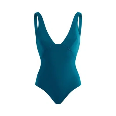 VILEBREQUIN SOLID HALTER ONE-PIECE SWIMSUIT