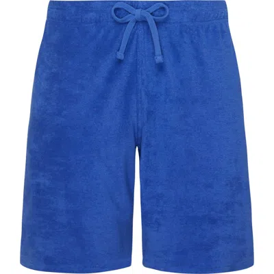 VILEBREQUIN SOLID ORGANIC TERRY BERMUDA SHORTS