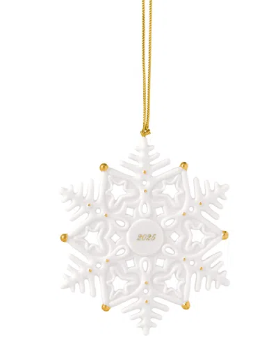 VILLEROY & BOCH 2025 CHRISTMAS CLASSICS ANNUAL SNOWFLAKE ORNAMENT
