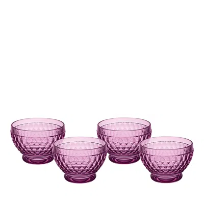 VILLEROY & BOCH BOSTON INDIVIDUAL BOWL, SET OF 4