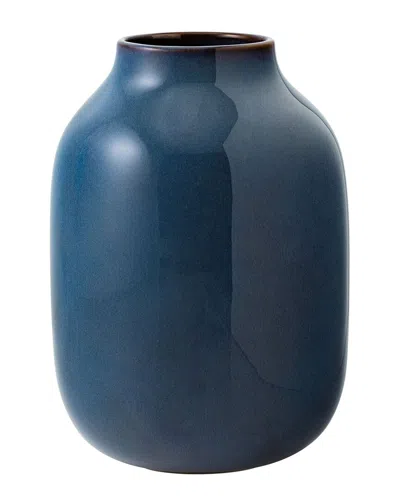 VILLEROY & BOCH VILLEROY & BOCH LAVE LARGE NEK BLEU VASE