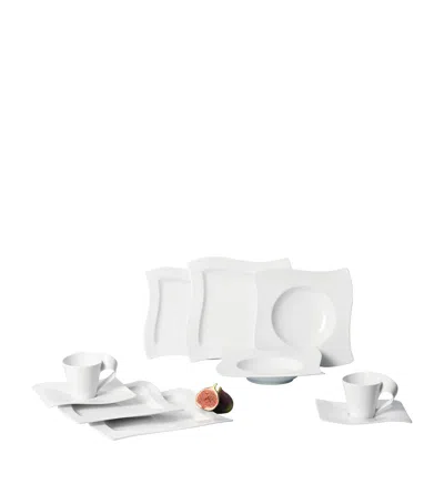 VILLEROY & BOCH PORCELAIN NEWWAVE DINNER SET