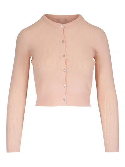 VINCE RIBBED CARDIGAN