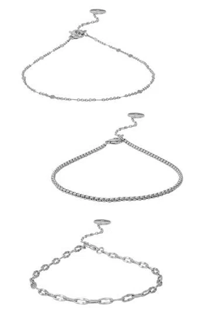 VINCE CAMUTO VINCE CAMUTO 3-PACK ASSORTED ANKLETS