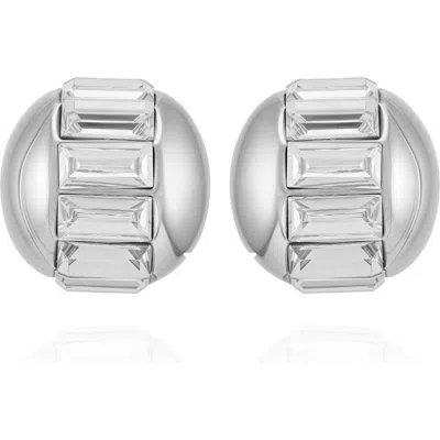 VINCE CAMUTO VINCE CAMUTO BAGUETTE CRYSTAL STUD EARRINGS