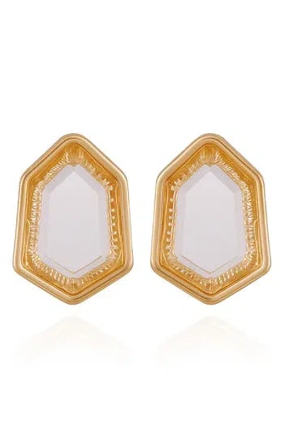 VINCE CAMUTO VINCE CAMUTO GLASS STONE STUD EARRINGS