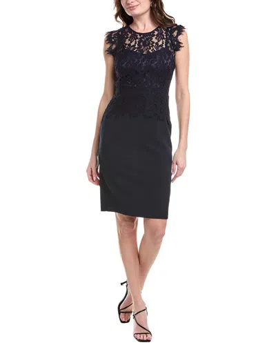 VINCE CAMUTO VINCE CAMUTO LACE PEPLUM SHEATH DRESS
