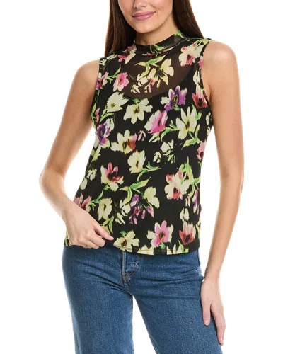 VINCE CAMUTO VINCE CAMUTO MOCK NECK MESH TANK