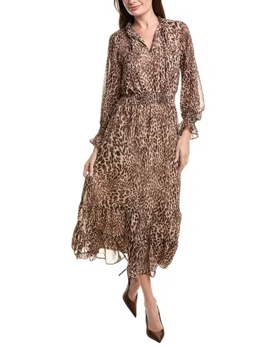 VINCE CAMUTO PRINTED MAXI DRESS